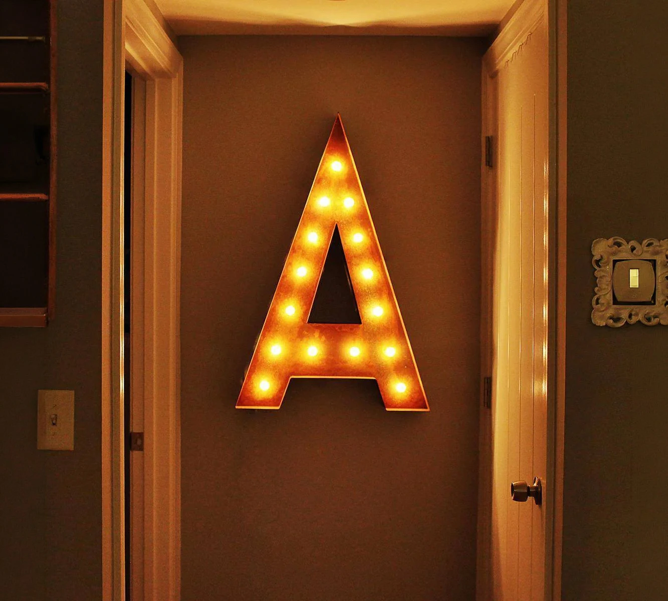 Modern marquee letter lifestyle